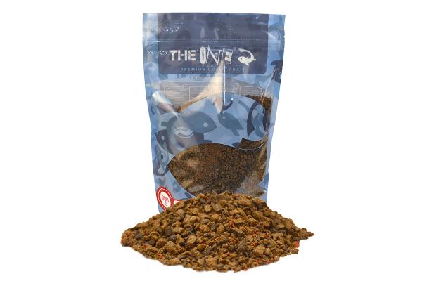THE ONE PELLET CRUMBLE MIX STRAWBERRY&MUSSEL 800 GR