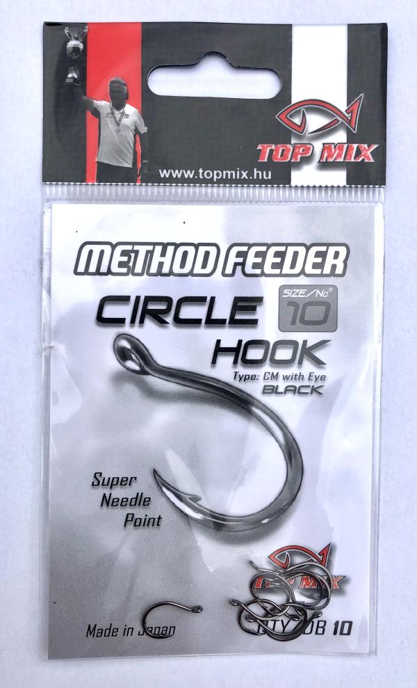 Top Mix Method feeder Circle hook #10
