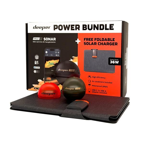 DEEPER CHIRP 3 WINTER POWER BUNDLE - AJÁNDÉK NAPELEMES TÖLTŐVEL
