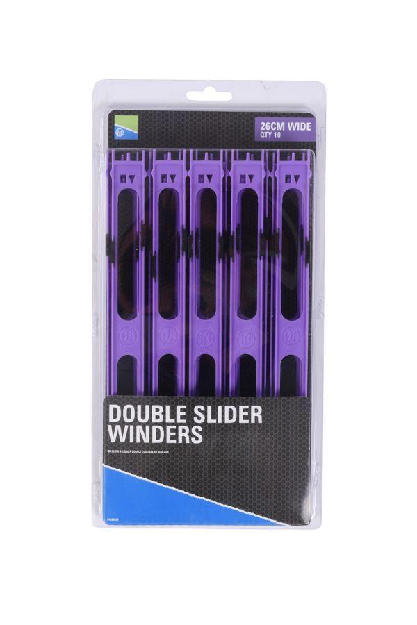 PRESTON DOUBLE SLIDER WINDERS 26cm WIDE PURPLE