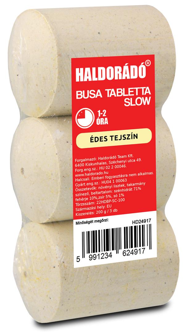 HALDORÁDÓ Busa tabletta Slow - Édes tejszín