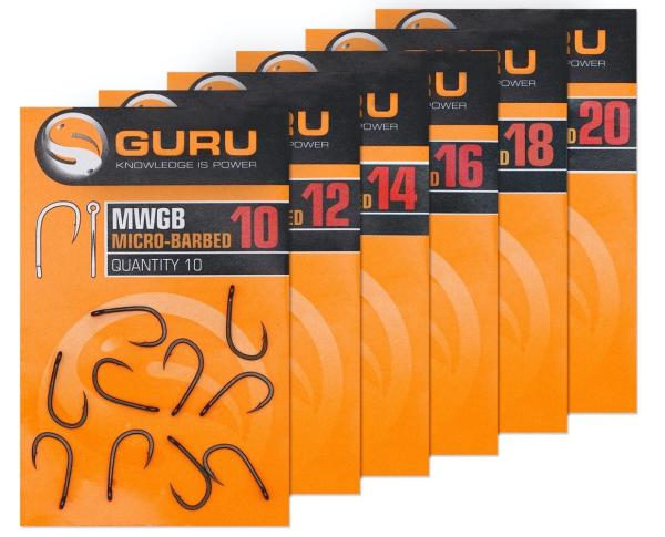 GURU MWG Hook size 16 (Barbed/Eyed)