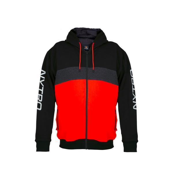 NYTRO ZIPPED HOODY TRI-COLOR MEDIUM