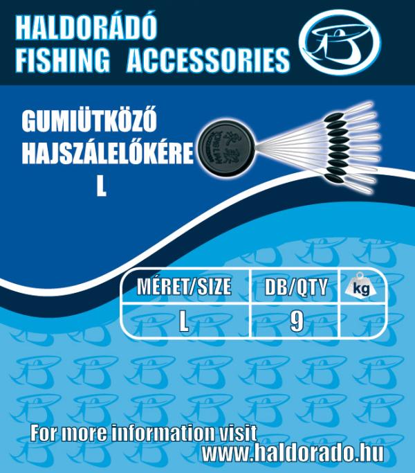 Haldorádó Gumiütköző hajszálelőkére - nagy (L)