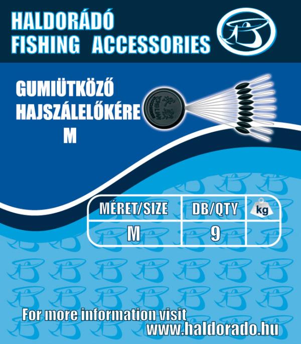 Haldorádó Gumiütköző hajszálelőkére - közepes (M)