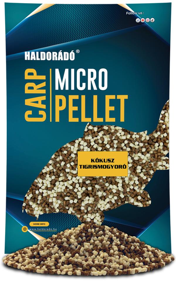 Haldorádó Carp Micro Pellet - Kókusz - Tigrismogyoró