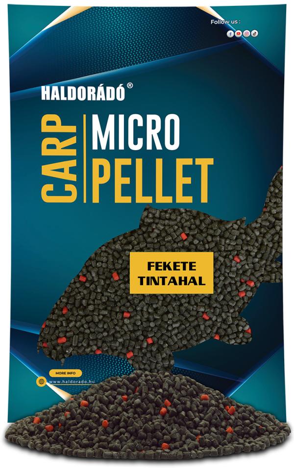 Haldorádó Carp Micro Pellet - Fekete Tintahal