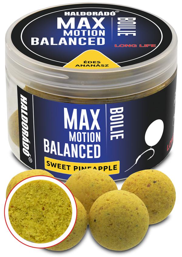 Haldorádó MAX MOTION Boilie Balanced 20 mm - Édes Ananász