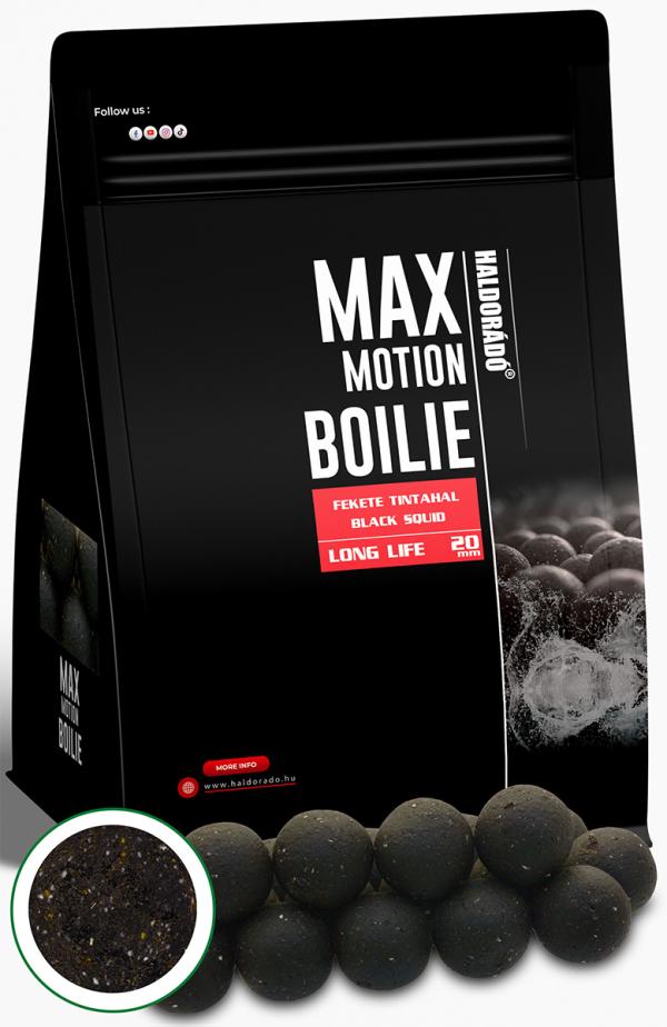 Haldorádó MAX MOTION Boilie Long Life 20 mm - Fekete Tintahal