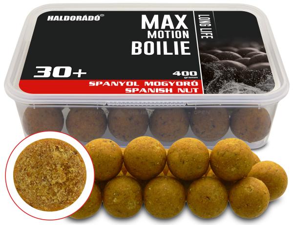 Haldorádó MAX MOTION Boilie Long Life 30+ mm - Spanyol Mogyoró