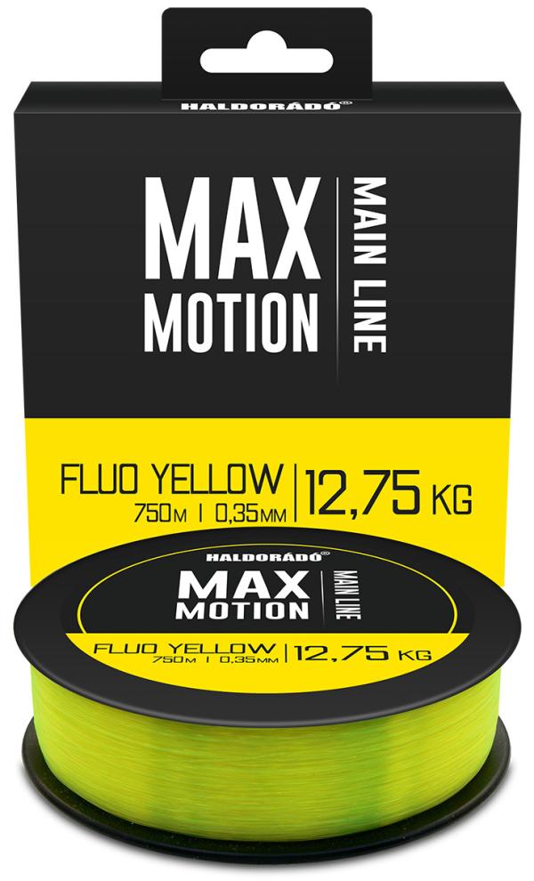 Haldorádó MAX MOTION Fluo Yellow 0,35 mm / 750 m - 12,75 kg