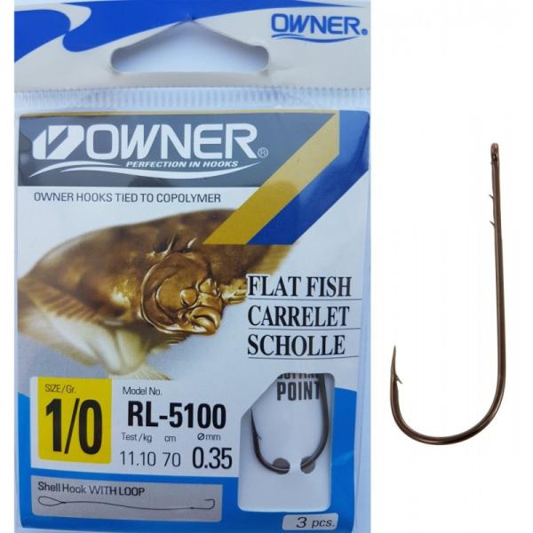 Owner előkötött 5100 süllőző horog 1