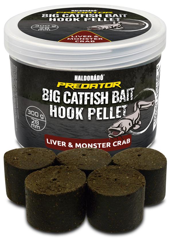 Haldorádó Catfish Bait Hook Pellet 28 mm - Liver & Monster Crab