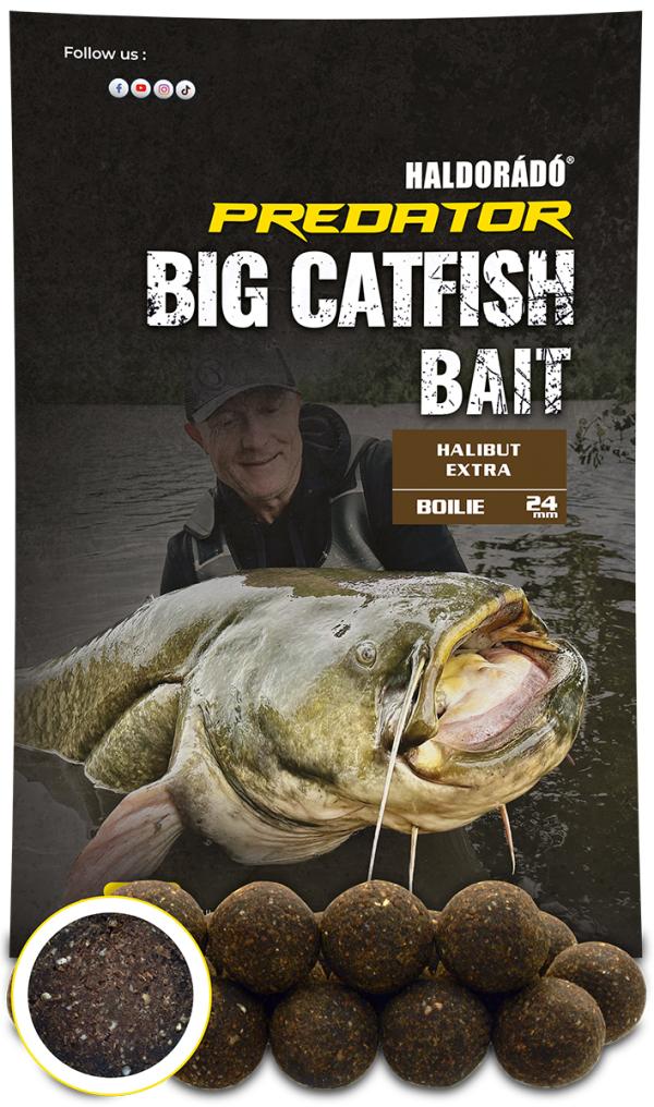 Haldorádó Catfish Bait Boilie 24+ - Halibut Extra