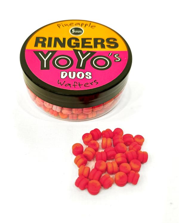 Ringers Yoyo Duos Orange and Pink (5mm)