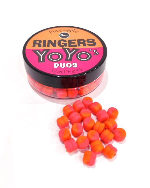 Ringers Yoyo Duos Orange and Pink (8mm)