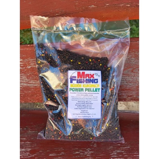 Max Fishing Power Pellet Büdös Kukorica 800g