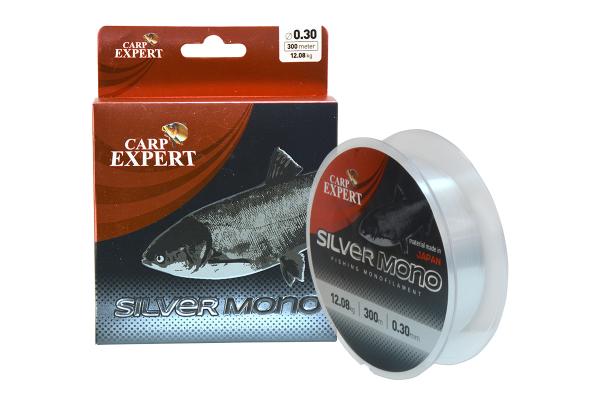 CARP EXPERT SILVER CARP 300M/SPOOL TRANSPARENT 0.30MM 12,08KG