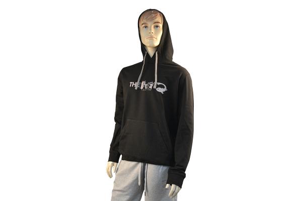 THE ONE HOODED SWEATSHIRT BLACK/FINE GREY L