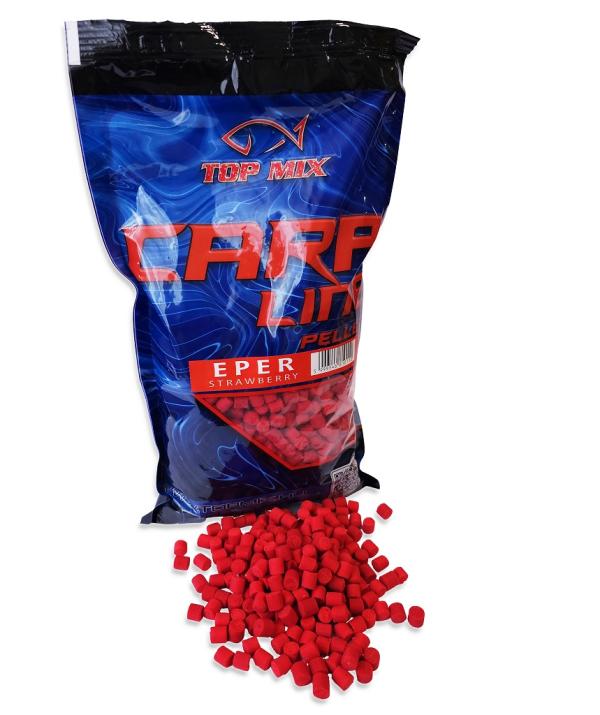 TOP MIX Carp Line etető pellet, Eper