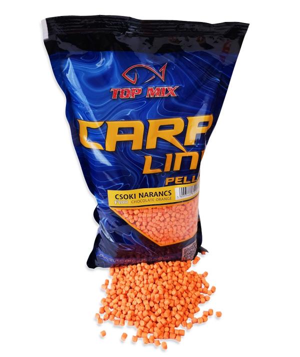 TOP MIX Carp Line Fluoro etető pellet, Csoki-Narancs